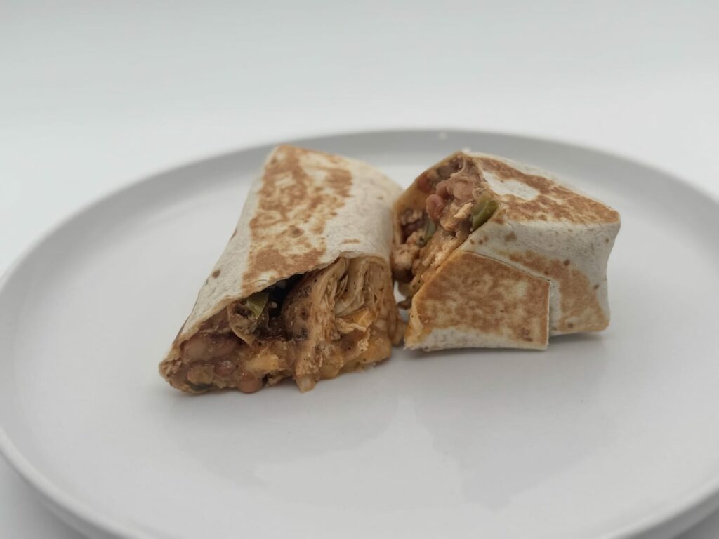 Slow Cooked Chicken Burritos
